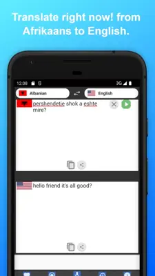 English to Albanian Translator android App screenshot 3